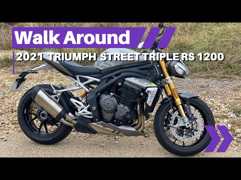 2021 Triumph Street Triple Rs 1200 Walk Around - Video
