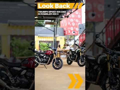 Look Back At The Triumph Speed 400 And Scrambler 400 X - Short - Video