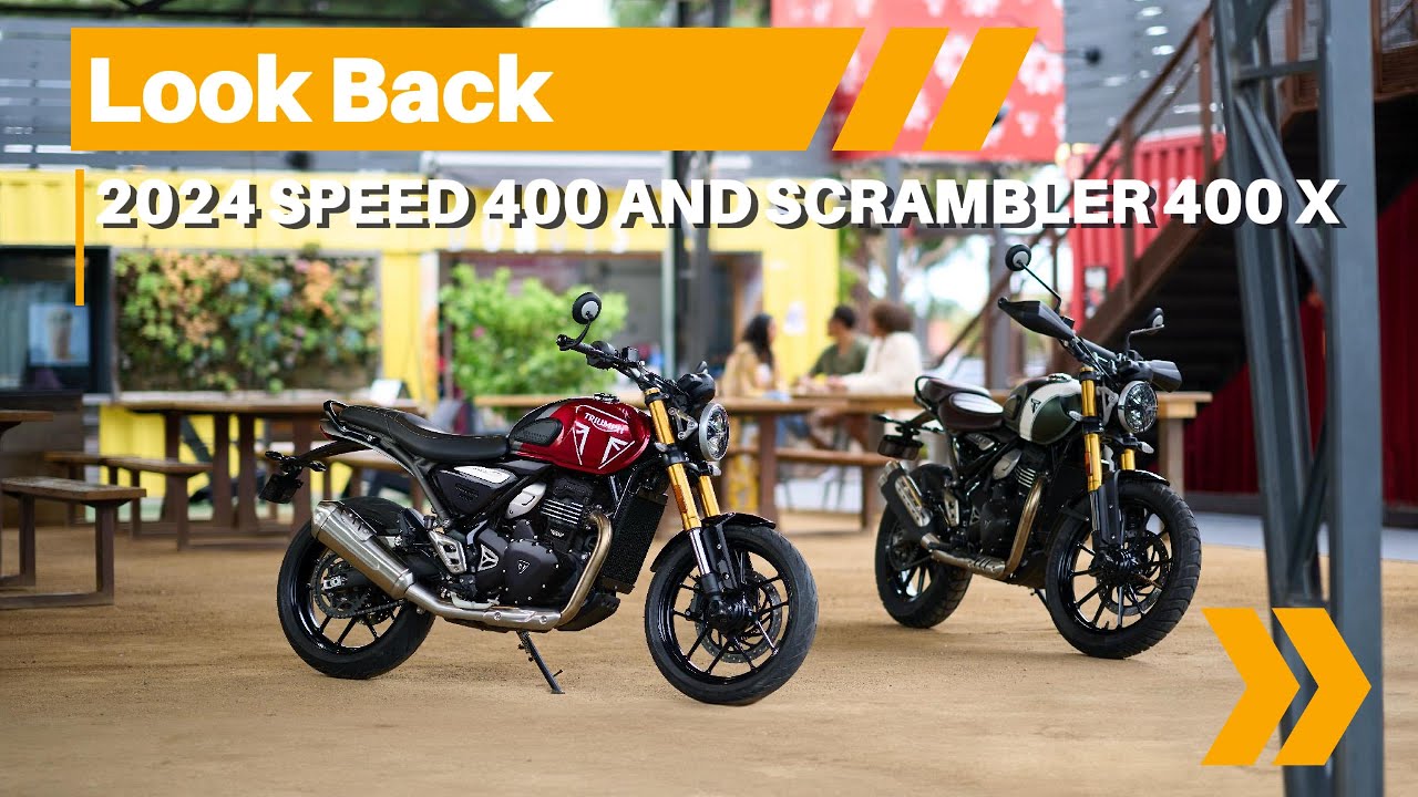 Look Back At The Triumph Speed 400 And Scrambler 400 X - Video