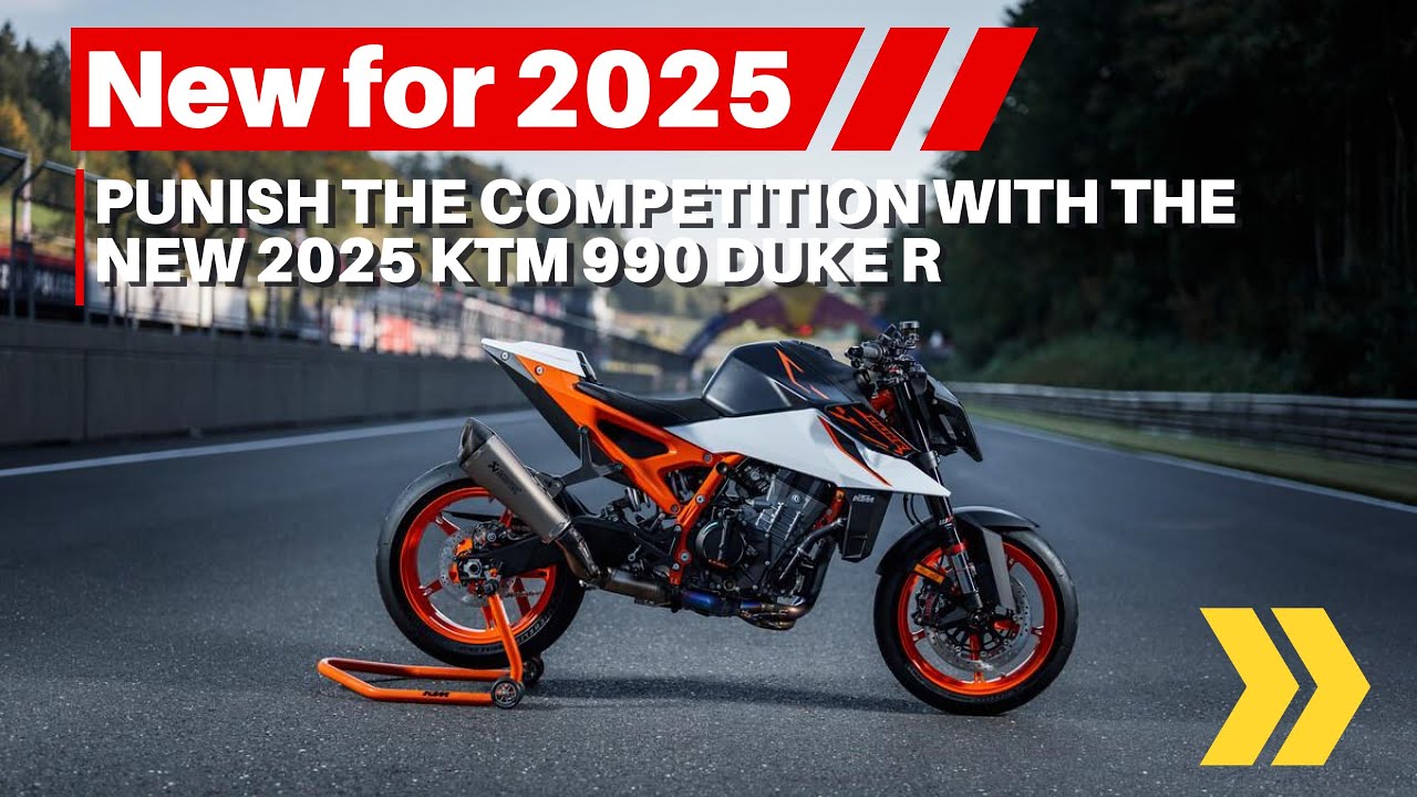 Punish The Competition With The New 2025 Ktm 990 Duke R