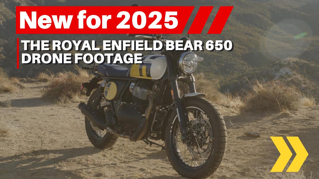 The Royal Enfield Bear 650 - Drone Footage