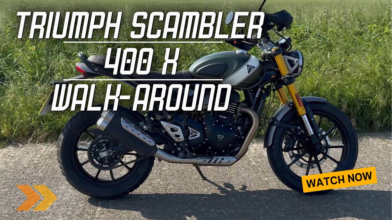 Triumph Scrambler 400 X Walk Around