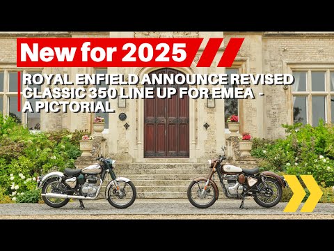 Royal Enfield Announce Revised Classic 350 Line Up For Emea #royalenfield - Video