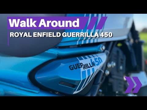 Get Up Close And Personal With The 2024 Royal Enfield Guerrilla 450!   - Video