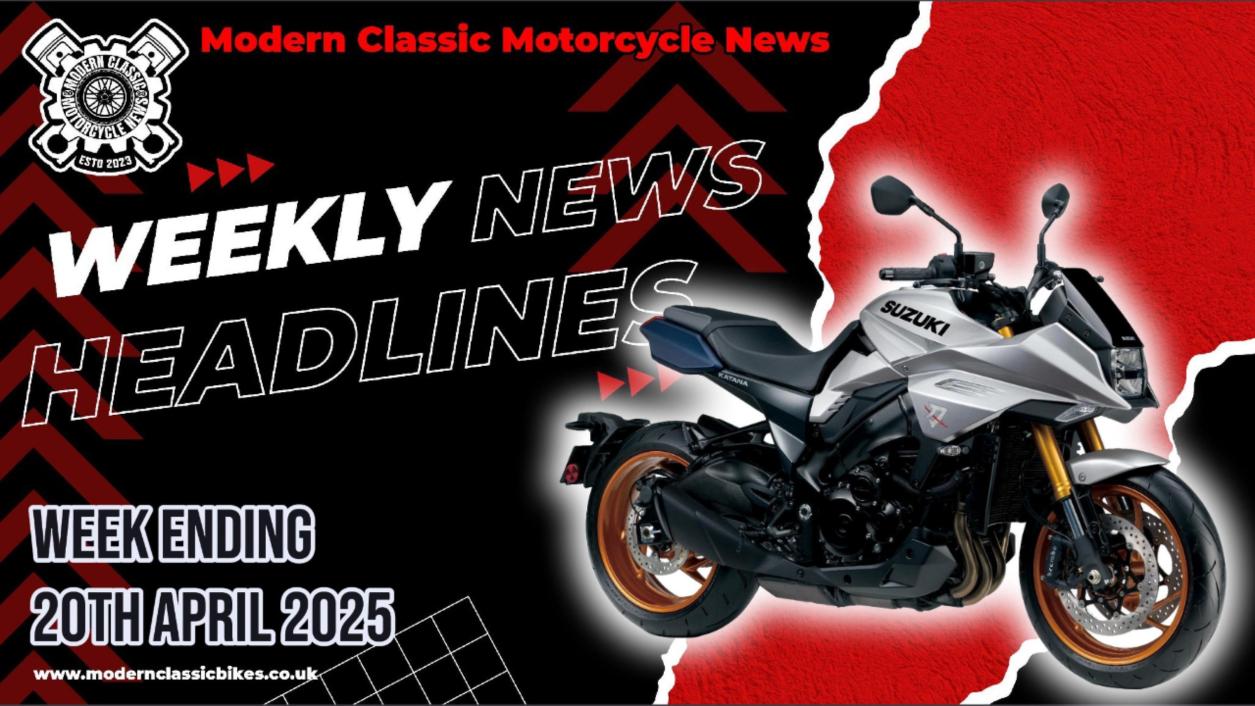 Modern Classic Motorcycle News Headlines - Weekly Round Up - Week Ending 20th April 2025