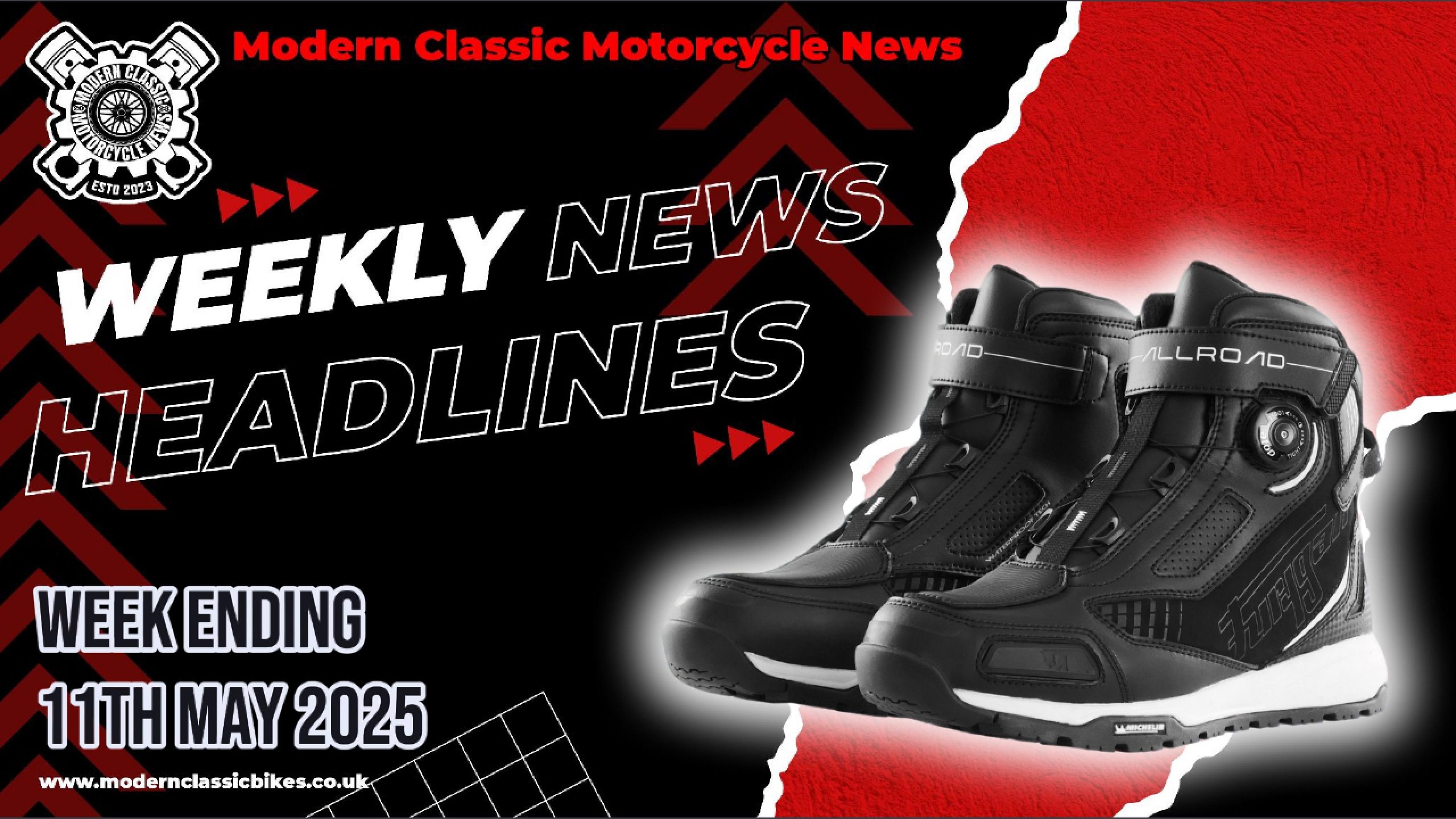 Modern Classic Motorcycle News Headlines - Weekly Round Up - Week Ending 11th May 2025