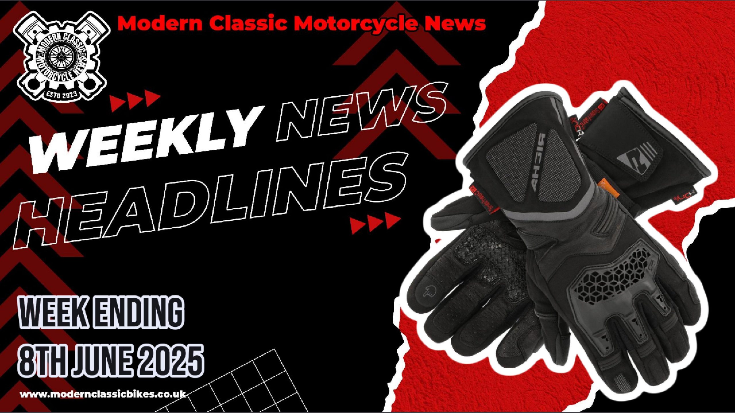 Modern Classic Motorcycle News Headlines - Weekly Round Up - Week Ending 8th June 2025